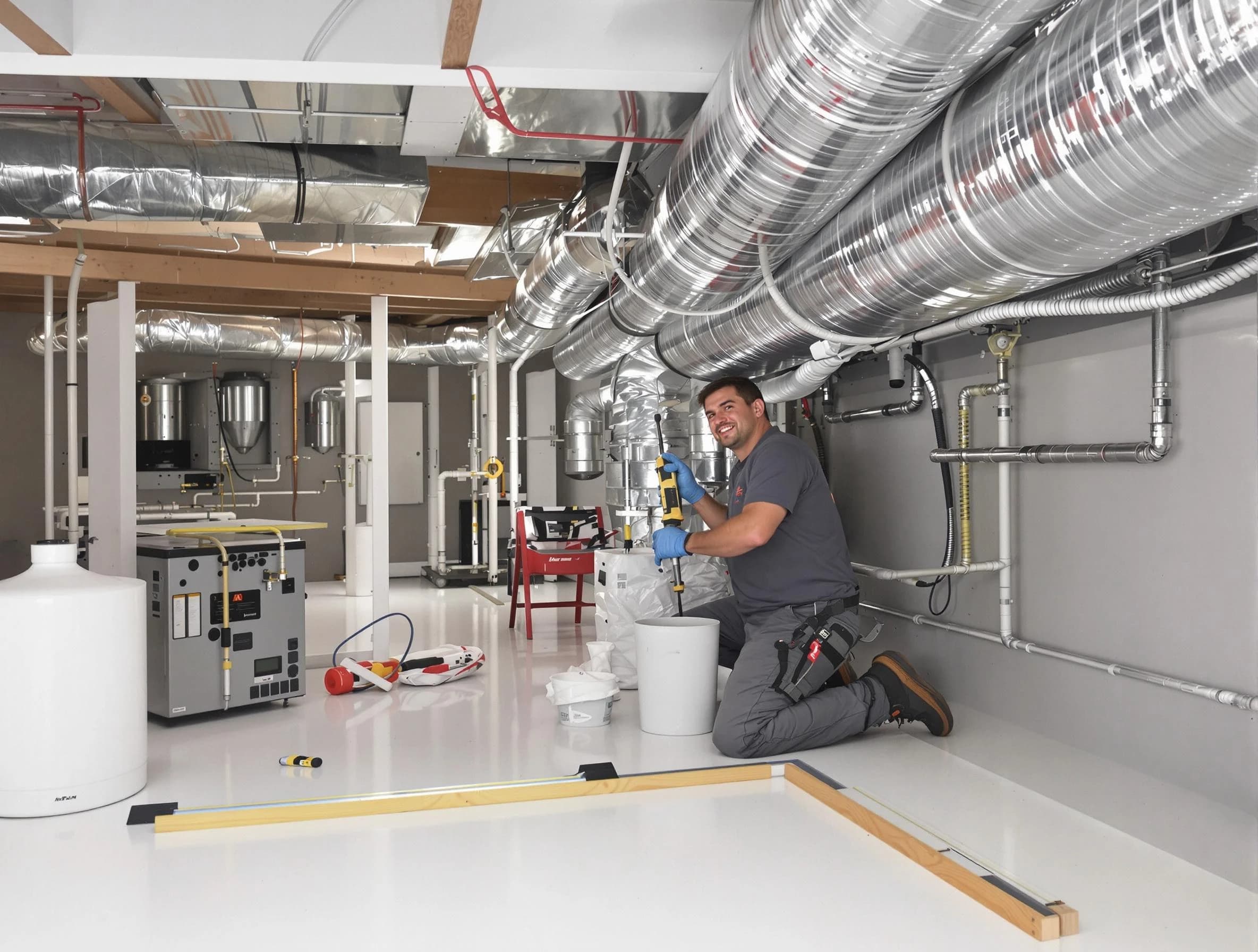 Professional duct sealing service by Peachtree City Air Duct Cleaning in Peachtree City