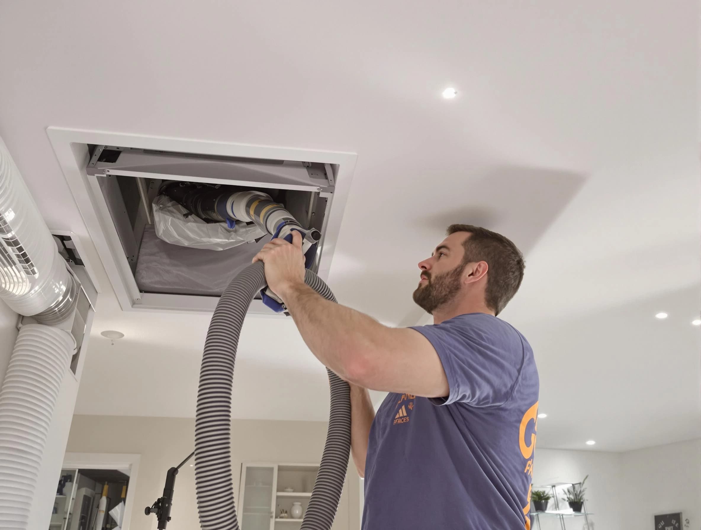 Precision indoor duct cleaning by Peachtree City Air Duct Cleaning in Peachtree City