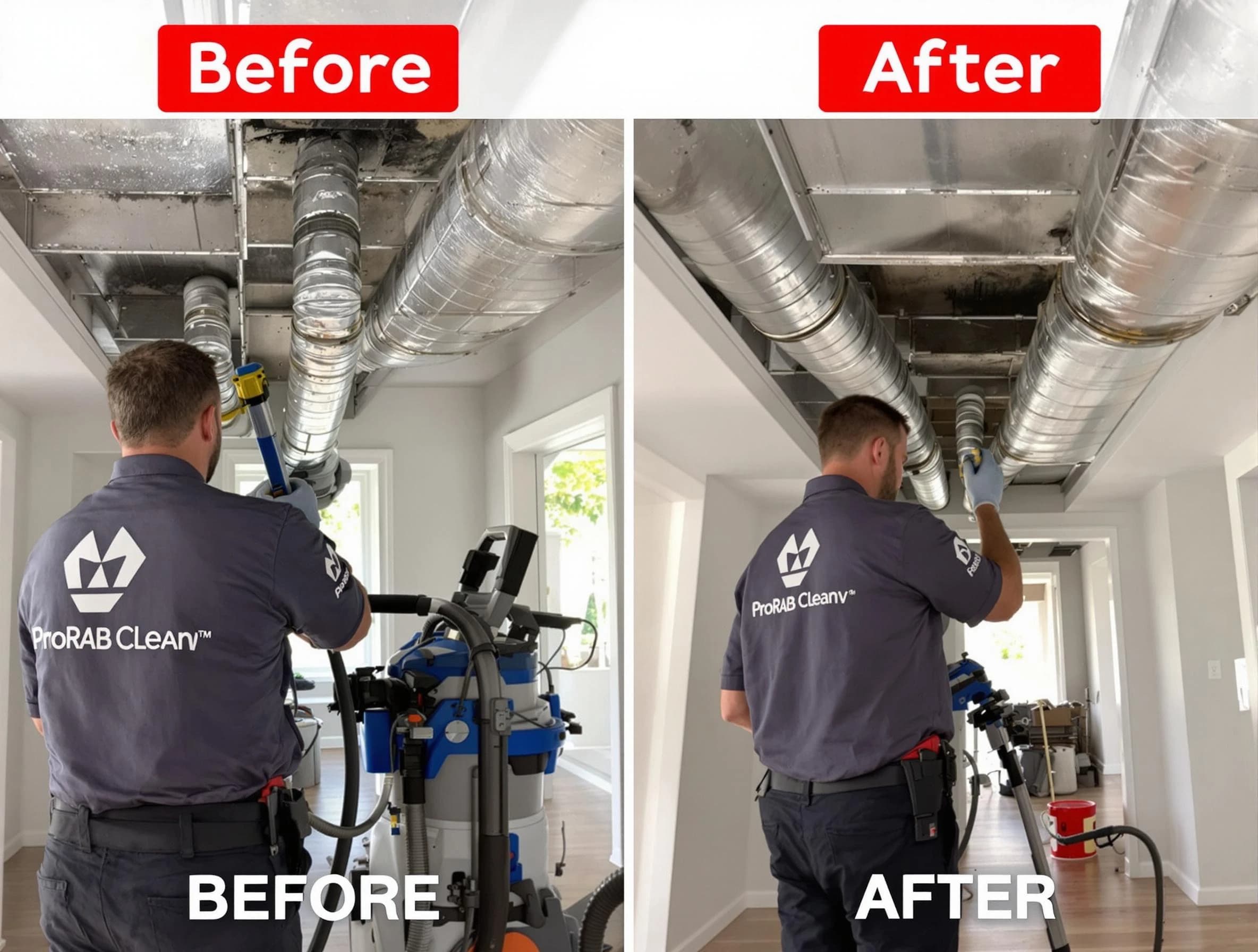 Peachtree City Air Duct Cleaning expert performing thorough residential duct cleaning in a Peachtree City home