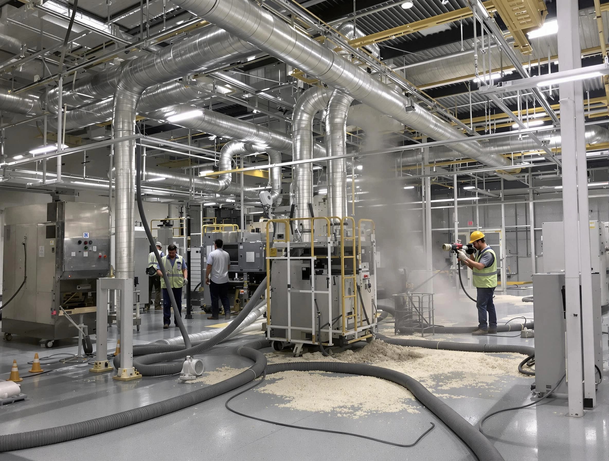 Heavy-duty industrial duct cleaning by Peachtree City Air Duct Cleaning in Peachtree City