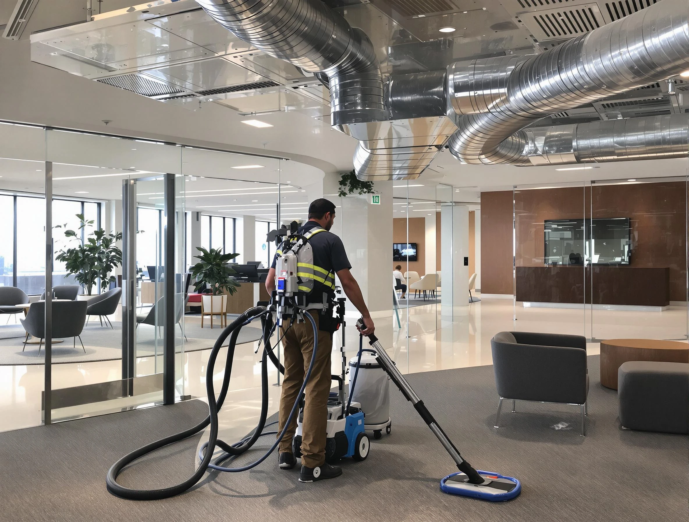 Commercial duct cleaning service by Peachtree City Air Duct Cleaning in Peachtree City