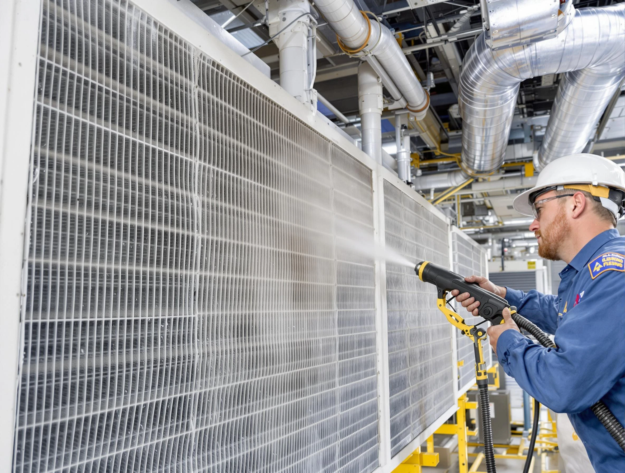 Professional commercial coil cleaning by Peachtree City Air Duct Cleaning in Peachtree City