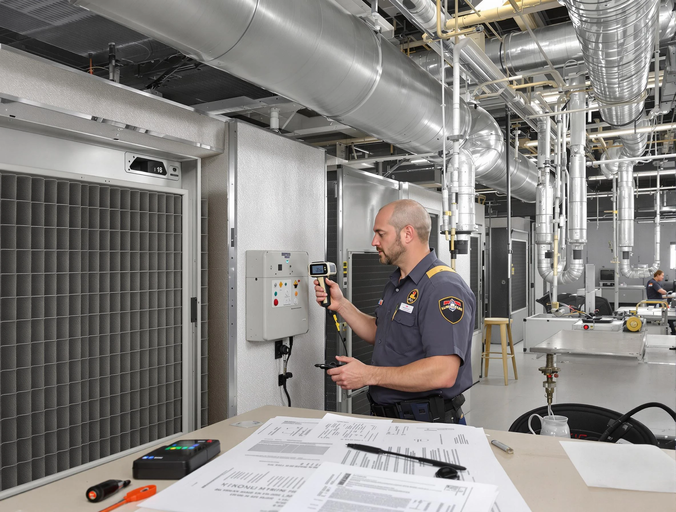 Professional filter system inspection by Peachtree City Air Duct Cleaning in Peachtree City