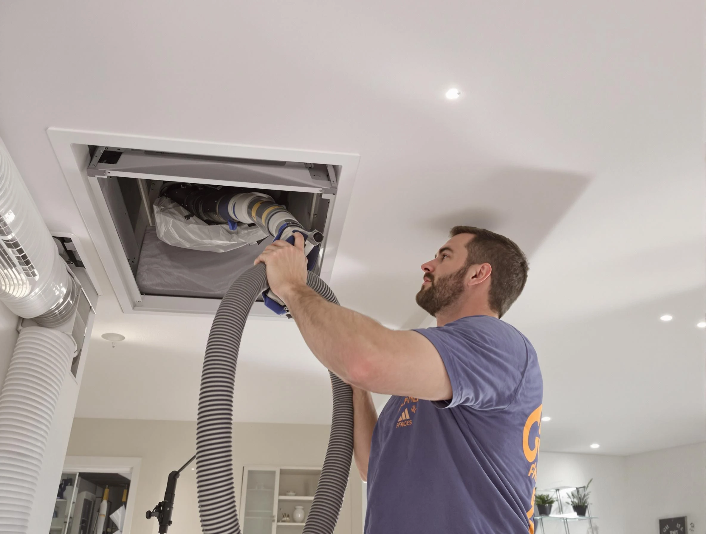 Precision indoor duct cleaning by Peachtree City Air Duct Cleaning in Peachtree City