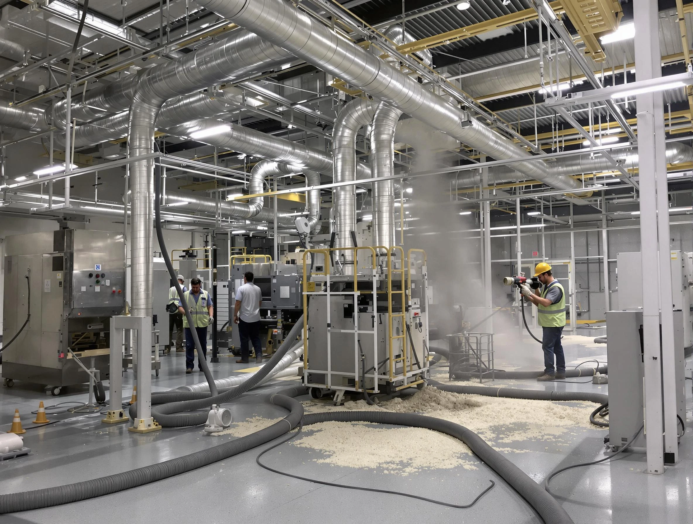 Heavy-duty industrial duct cleaning by Peachtree City Air Duct Cleaning in Peachtree City